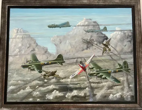 “RED TAILS” to the rescue!! Mustang!! von CR Studios